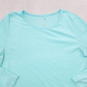 Croft & Barrow Casual Sleepwear Pajama Shirt Womens Size Extra Small XS Blue
